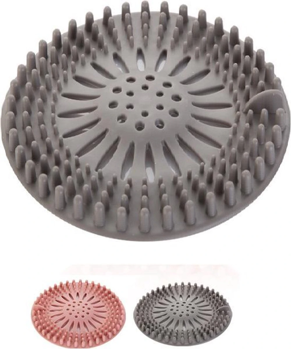 Silicone Afvoerstop Voor In De Keuken En Badkamer | Gootsteen Zeef | Afvoerplug | Doucheput | Anti-haar Afvoer Stop | Anti Verstopping | Ontstopper | Gootsteen Zeef | Grijs | 5 Silicone Afvoerstop Voor In De Keuken En Badkamer | Gootsteen Zeef | Afvoerplug | Doucheput | Anti-haar Afvoer Stop | Anti Verstopping | Ontstopper | Gootsteen Zeef | Grijs | - Afbeelding 3