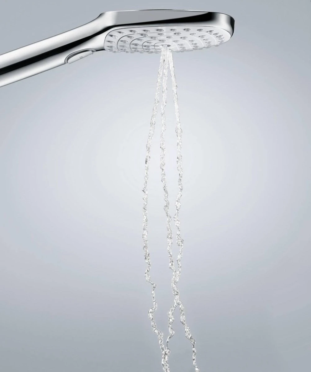 Hansgrohe Raindance Select E 120 3jet Handdouche - Chroom 12 Hansgrohe Raindance Select E 120 3jet Handdouche - Chroom - Afbeelding 10
