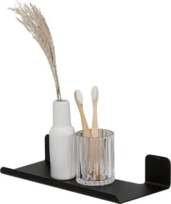 Tiger Colar - Planchet 30 Cm - Zwart -Badkamer Wijs 1006x1200