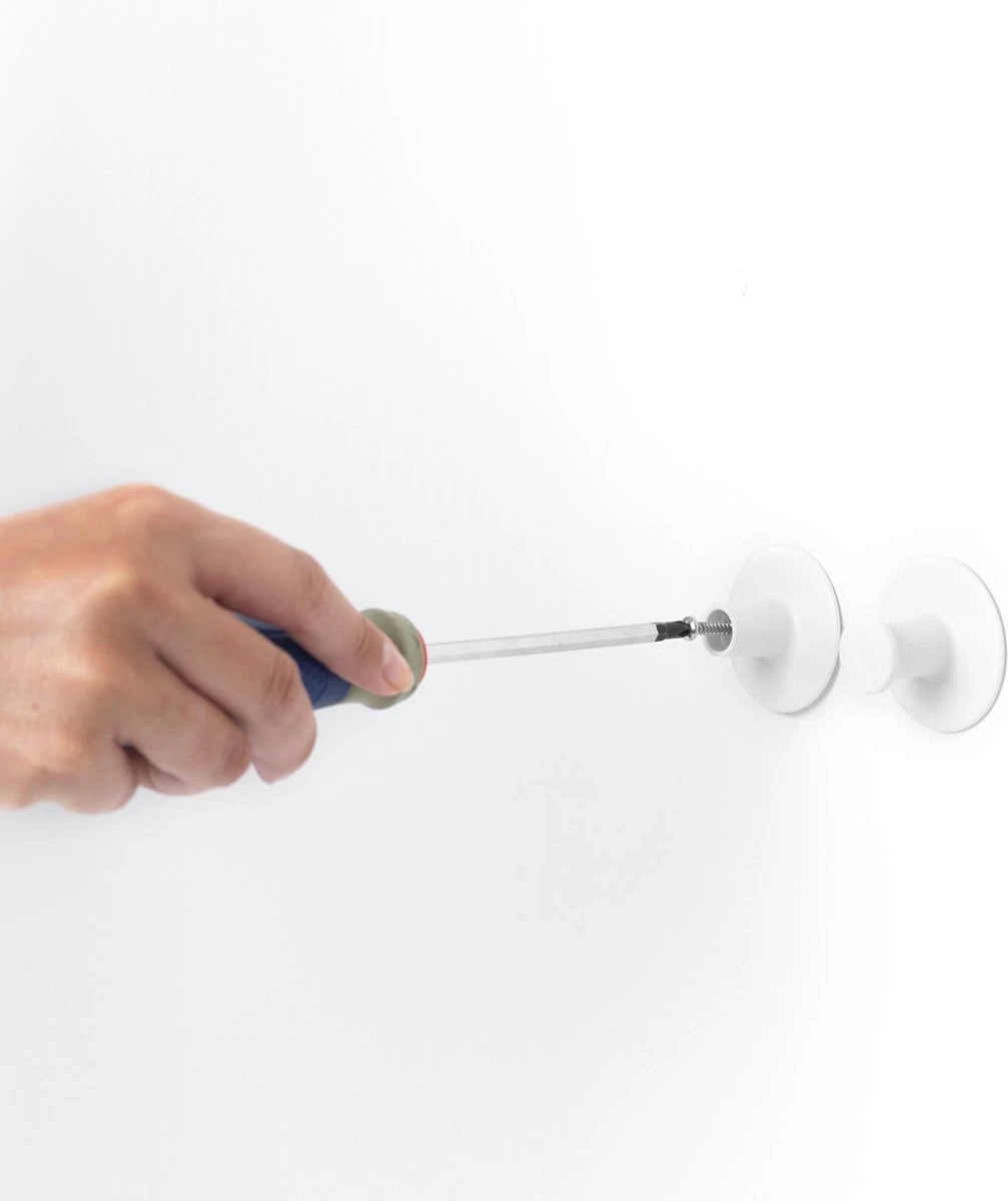 Brabantia ReNew Handdoekhaakjes - 2 Stuks - White 9 Brabantia ReNew Handdoekhaakjes - 2 Stuks - White - Afbeelding 7