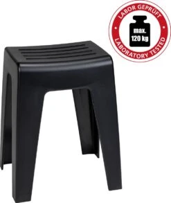 WENKO Badkamerkruk Kumba 38x47cm In Zwart Kunststof - Douchekruk 11 WENKO Badkamerkruk Kumba 38x47cm In Zwart Kunststof - Douchekruk -Badkamer Wijs 1010x1200 4