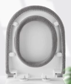 Toiletbril Rond - WC Bril Cover - Toiletbril Hoes - Duurzaam - Herbruikbaar - Grijs - Gratis Verzending -Badkamer Wijs 1012x1200 4