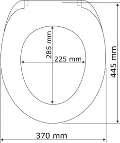 WENKO WC Bril Gubbio - Antibacterieel Wit Duroplast - Easy-Close Sluiting - Fix-Clip Bevestiging In RVS - Belastbaar Tot 350 Kg - Toiletbril - Toiletzitting -Badkamer Wijs 1013x1200 1