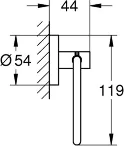 GROHE Essentials Toiletrolhouder - Zonder Klep - Chroom - 40689001 22 GROHE Essentials Toiletrolhouder - Zonder Klep - Chroom - 40689001 -Badkamer Wijs 1015x1200