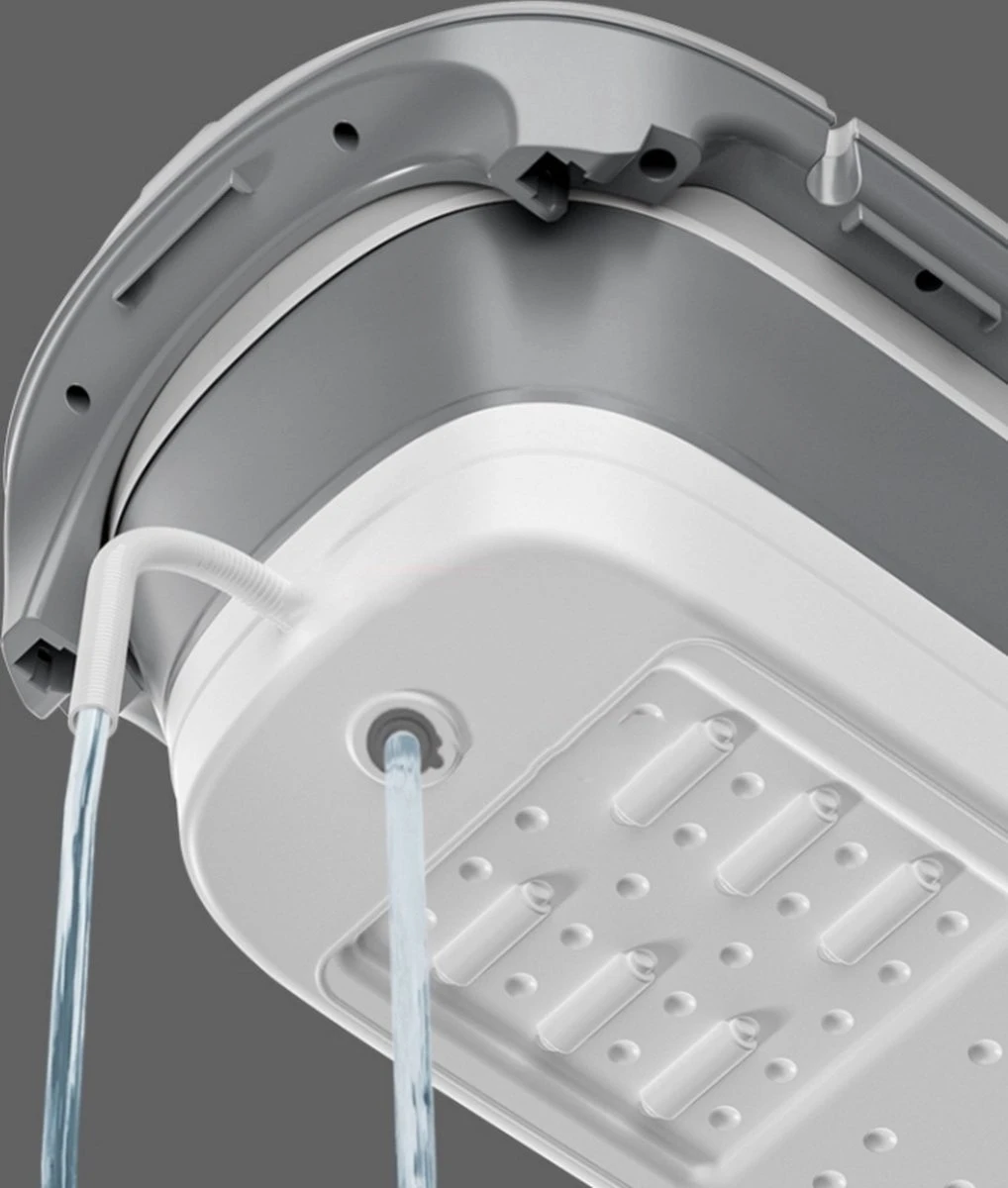 Livista® - Opvouwbaar Bad - Stoombad Grijs - Zitbad - Inklapbaar - Bath Bucket - 152 CM LANG - XL - Incl. Rugkussen, Stoommachine En Bad Accessoires 7 Livista® - Opvouwbaar Bad - Stoombad Grijs - Zitbad - Inklapbaar - Bath Bucket - 152 CM LANG - XL - Incl. Rugkussen, Stoommachine En Bad Accessoires - Afbeelding 5