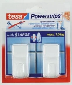 Tesa Powerstrips Haken Classic Large - Wit - 2 Stuks 19 Tesa Powerstrips Haken Classic Large - Wit - 2 Stuks -Badkamer Wijs 1022x1200 2