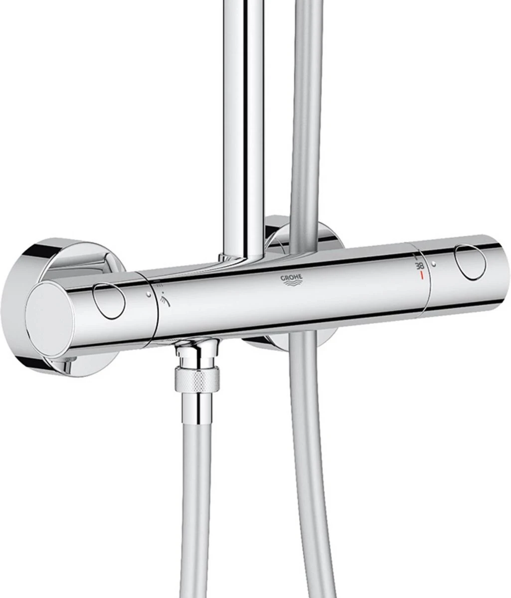 GROHE Euphoria 260 Regendouche - ø 26cm - Met Thermostaatkraan - Chroom 10 GROHE Euphoria 260 Regendouche - ø 26cm - Met Thermostaatkraan - Chroom - Afbeelding 8