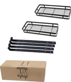 Merkloos Stainless Doucherek Zonder Boren - Douche- En Badrekje - Doucherek Zwart - Doucherek Hangend - Badkamer Accessoires - RVS - 2 Laags 16 Merkloos Stainless Doucherek Zonder Boren - Douche- En Badrekje - Doucherek Zwart - Doucherek Hangend - Badkamer Accessoires - RVS - 2 Laags -Badkamer Wijs 1032x1200