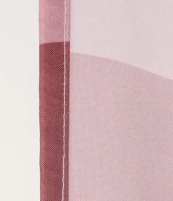 Sealskin Earth - Douchegordijn 180x200 Cm - Polyester Donkerroze / Off-white -Badkamer Wijs 1033x1200