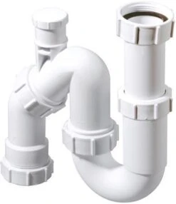 McAlpine Universeelsifons Kunststof Universeel Sifon 6/4 X40mm Met Beluchter -Badkamer Wijs 1037x1200 6