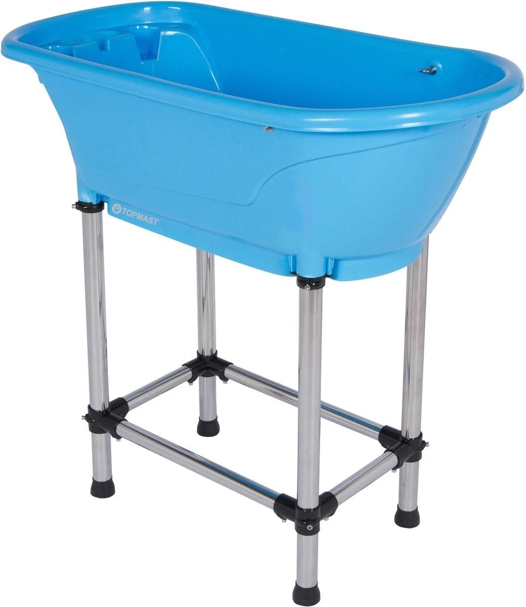 Topmast Mini Tub Hondenbad - Blauw - 94 X 50 X 90 Cm - Hondenbad Kunststof - Hondendouche - Bad Voor Honden 3 Topmast Mini Tub Hondenbad - Blauw - 94 X 50 X 90 Cm - Hondenbad Kunststof - Hondendouche - Bad Voor Honden