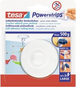 Tesa Powerstrips Plafondhaak - Wit 19 Tesa Powerstrips Plafondhaak - Wit -Badkamer Wijs 1040x1200 3