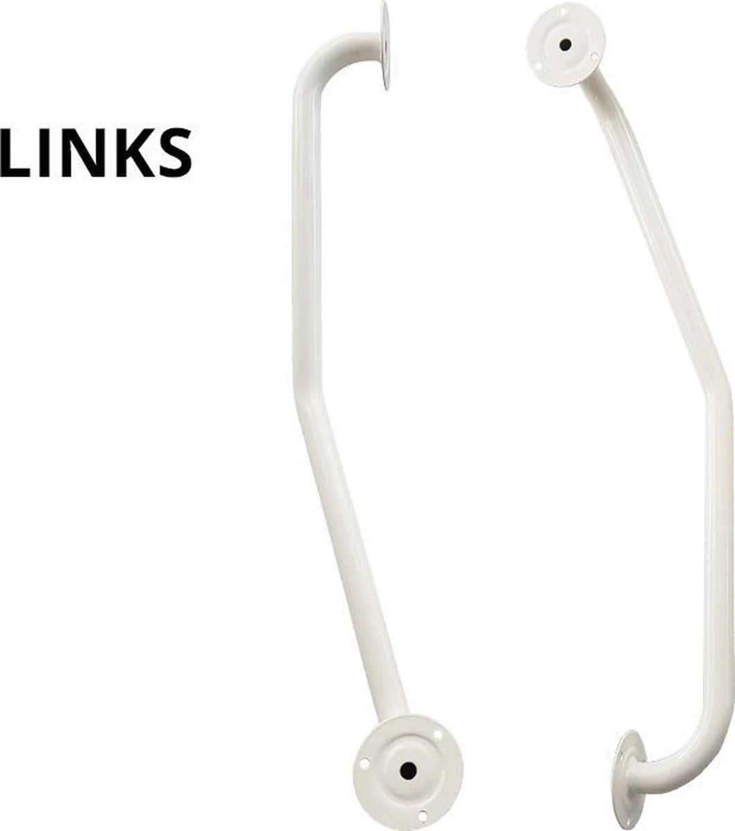Wandbeugel Gedraaid LINKS - Wit 4 Wandbeugel Gedraaid LINKS - Wit - Afbeelding 2