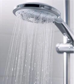 SCHÜTTE Niagara Handdouche - Douchekop Ø 15 Cm - 5 Standen - Watervaluitloop - Waterstop - Chroom -Badkamer Wijs 1063x1200