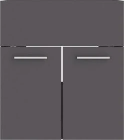 VidaXL Wastafelkast 41x38,5x46 Cm Spaanplaat Grijs 21 VidaXL Wastafelkast 41x38,5x46 Cm Spaanplaat Grijs -Badkamer Wijs 1065x1200 3