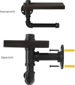 Merkloos Toiletrolhouder Met Telefoonplankje – Plankje - Toiletpapier - Zwart - WC Rolhouder – Badkamer Accesoires – Telefoonhouder 10 Merkloos Toiletrolhouder Met Telefoonplankje – Plankje - Toiletpapier - Zwart - WC Rolhouder – Badkamer Accesoires – Telefoonhouder -Badkamer Wijs 1067x1200