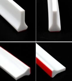 Tip: Zelfklevende Waterkering Douche 100cm - Sanitaire Waterstopper - Douchedorpel Zwart 30 X 16 Mm, 100 Cm -Badkamer Wijs 1068x1200 3