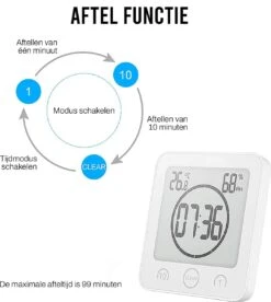 Podec Douchetimer Douche Klok 5 Minuten Showertimer Waterbesparend -Badkamer Wijs 1074x1200 3