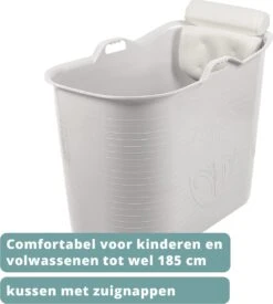 Zitbad Voor Volwassenen - Bath Bucket - Wit - 200L -Badkamer Wijs 1079x1200 1
