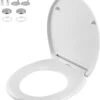 Casaria Wc Bril Duroplastic - Soft-close – Antibacterieel Wit 2 Casaria Wc Bril Duroplastic - Soft-close – Antibacterieel Wit -Badkamer Wijs 1079x1200 3