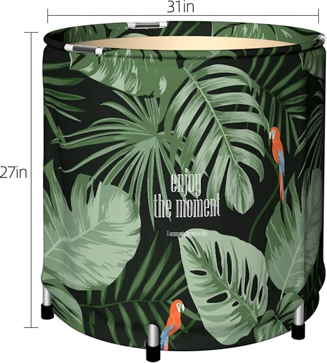 Buxibo - Opvouwbaar Bad Rond - Voor Tuin Of Balkon - Bad Voor Volwassenen En Kinderen - Kinderbad - Opzet Bad - Zitbad - Opvouwbaar Bad - Geïsoleerd - Mobiele Badkuip Met Afvoer - Groen, 5 Buxibo - Opvouwbaar Bad Rond - Voor Tuin Of Balkon - Bad Voor Volwassenen En Kinderen - Kinderbad - Opzet Bad - Zitbad - Opvouwbaar Bad - Geïsoleerd - Mobiele Badkuip Met Afvoer - Groen, - Afbeelding 3