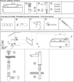 Differnz Helios Fonteinset - Wasbak Keramiek - Wit - Rechte Kraan - Chroom - Standaard Greep - 36 X 18 X 9 Cm 29 Differnz Helios Fonteinset - Wasbak Keramiek - Wit - Rechte Kraan - Chroom - Standaard Greep - 36 X 18 X 9 Cm -Badkamer Wijs 1081x1200