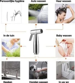 El Suvon® Bidet Handdouche - Shattaf - Bidet Sproeier - Bidetkraan -Badkamer Wijs 1082x1200