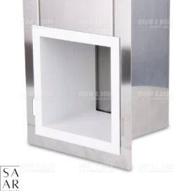 SAAR -Inbouw Toilet Reserve Rolhouder RVS - Met - MAT WIT - Inzetstuk , (uitneembaar) -72 X 20 X 13 Cm - Inbouwdiepte 12 Cm 14 SAAR -Inbouw Toilet Reserve Rolhouder RVS - Met - MAT WIT - Inzetstuk , (uitneembaar) -72 X 20 X 13 Cm - Inbouwdiepte 12 Cm -Badkamer Wijs 1083x1200 4