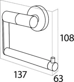 Tiger Boston - Toiletrolhouder Zonder Klep - RVS Geborsteld -Badkamer Wijs 1089x1200 1