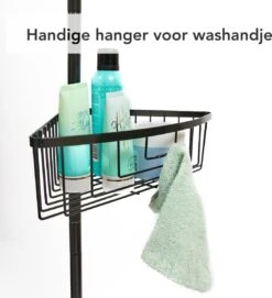 Ogoods Telescopisch Doucherek Inclusief 4 Manden - Zwart - Badkamerrek - Zonder Boren - In Hoogte Verstelbaar - Opbergsysteem 14 Ogoods Telescopisch Doucherek Inclusief 4 Manden - Zwart - Badkamerrek - Zonder Boren - In Hoogte Verstelbaar - Opbergsysteem -Badkamer Wijs 1092x1200 2
