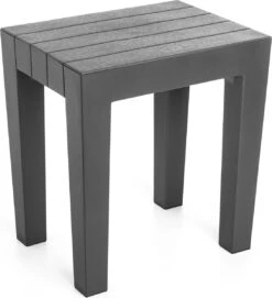 Merkloos Badkamer Kruk / Douchekruk, Zitje Geheel Waterbestendig Grijs /draagkracht Tot 130kg