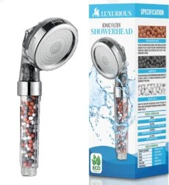 Imperatoris | Ionische Douchekop - Waterbesparend – Met Hoge Druk En Filter – Regendouche