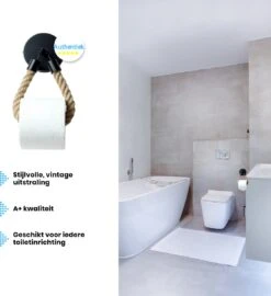 Jelta - Toiletrolhouder Zonder Te Boren - Zwart - Wc Rolhouder - Zuignap 10 Jelta - Toiletrolhouder Zonder Te Boren - Zwart - Wc Rolhouder - Zuignap -Badkamer Wijs 1097x1200 1