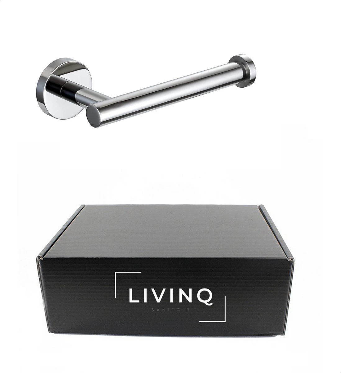 Wc Rol Houder Chroom - Toiletrolhouder - Hangende Wc Rolhouder - Toiletpapier Houder 7 Wc Rol Houder Chroom - Toiletrolhouder - Hangende Wc Rolhouder - Toiletpapier Houder - Afbeelding 5