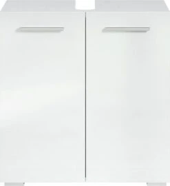 Badplaats Wastafel Onderkast Jupiter 60 Cm X 30 Cm X 60 Cm - Wit - Badkamerkast – Staand Wastafelmeubel -Badkamer Wijs 1099x1200