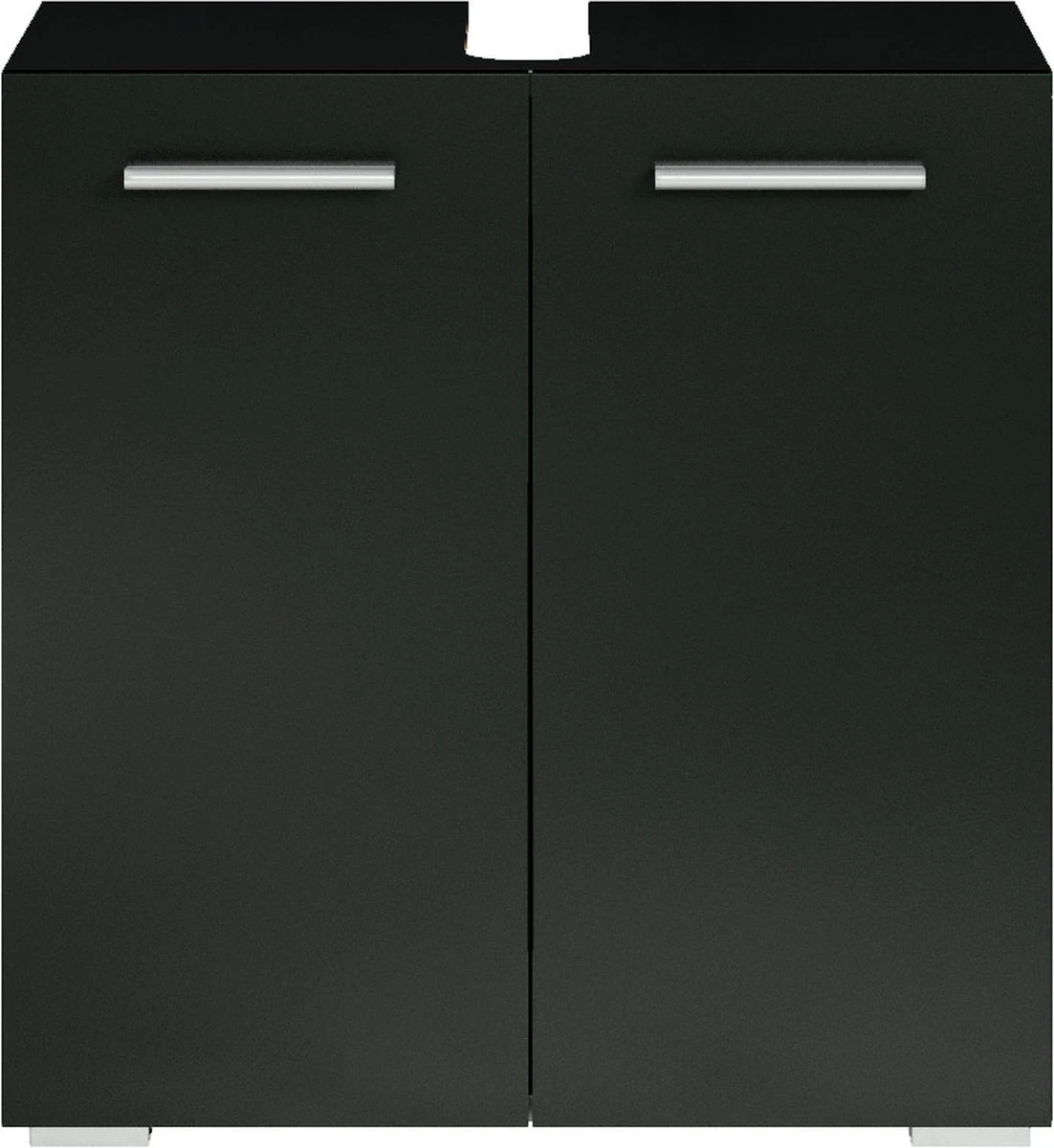 Badplaats Wastafel Onderkast Jupiter 60 Cm X 30 Cm X 60 Cm - Zwart - Badkamerkast – Staand Wastafelmeubel 6 Badplaats Wastafel Onderkast Jupiter 60 Cm X 30 Cm X 60 Cm - Zwart - Badkamerkast – Staand Wastafelmeubel - Afbeelding 4