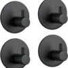 4x Handdoekhaakjes (Zelfklevend) Van RVS Zwart – Zelfklevende Haakjes – Wandhaak – Badkamer Accessoires – Ophanghaken Voor Keuken Toilet Of WC -Badkamer Wijs 1105x1200 1