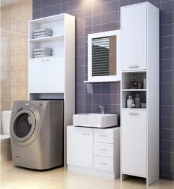 Deuba Badkamermeubel 3 Lades 63x54x30cm Wit Wastafelmeubel Onderkast 16 Deuba Badkamermeubel 3 Lades 63x54x30cm Wit Wastafelmeubel Onderkast -Badkamer Wijs 1106x1200 5