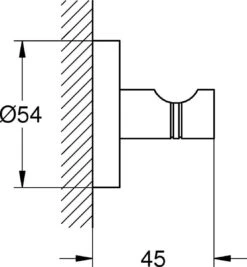 GROHE Essentials Badjashaak - Handdoekhaak - Metaal - Chroom - 40364001 -Badkamer Wijs 1110x1200 3