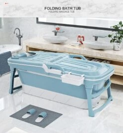 Foresta Opvouwbaar Bad Voor Volwassenen - 150cm - Bath Bucket - Blauw 20 Foresta Opvouwbaar Bad Voor Volwassenen - 150cm - Bath Bucket - Blauw -Badkamer Wijs 1111x1200 3