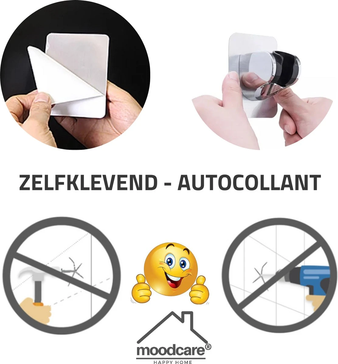 Merkloos Douchekophouder – Douchekop Houder – Handdouchehouder – Douchehouder - Zonder Boren – Verstelbaar - Zelfklevend - Met Haakje 10 Merkloos Douchekophouder – Douchekop Houder – Handdouchehouder – Douchehouder - Zonder Boren – Verstelbaar - Zelfklevend - Met Haakje - Afbeelding 8