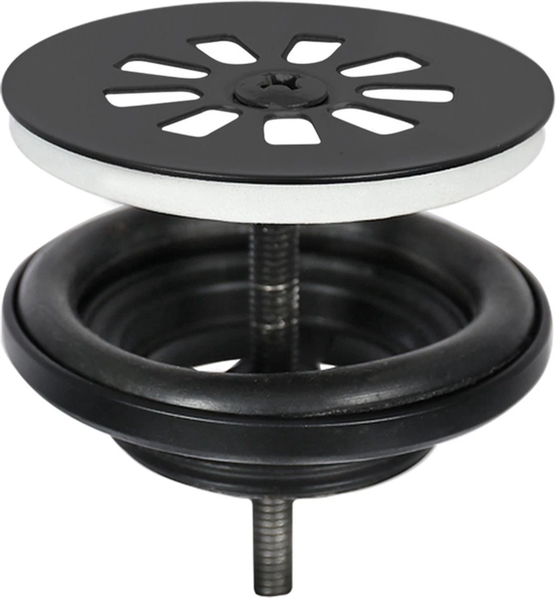 Differnz Jax Fonteinset - Wasbak Beton - Donkergrijs - Rechte Kraan - Mat Zwart - Standaard Greep - 42 X 18.5 X 9 Cm 17 Differnz Jax Fonteinset - Wasbak Beton - Donkergrijs - Rechte Kraan - Mat Zwart - Standaard Greep - 42 X 18.5 X 9 Cm - Afbeelding 15