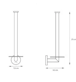 Reserverolhouder Zwart - Voor 2 Rollen - Reserve Rolhouder - Reserverolhouder Hangend - Toiletrolhouder - WC Rolhouder -Badkamer Wijs 1117x1200 1
