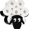 Toiletrol Houder - Zwart - Schaap - WC Rolhouder - Hangend 2 Toiletrol Houder - Zwart - Schaap - WC Rolhouder - Hangend -Badkamer Wijs 1117x1200 5