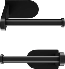 Nevana Toiletrolhouder - WC Rolhouder - Toiletpapier - Papier Rol Houder - Zelfklevend - Zonder Boren - Zwart - RVS -Badkamer Wijs 1120x1200 4