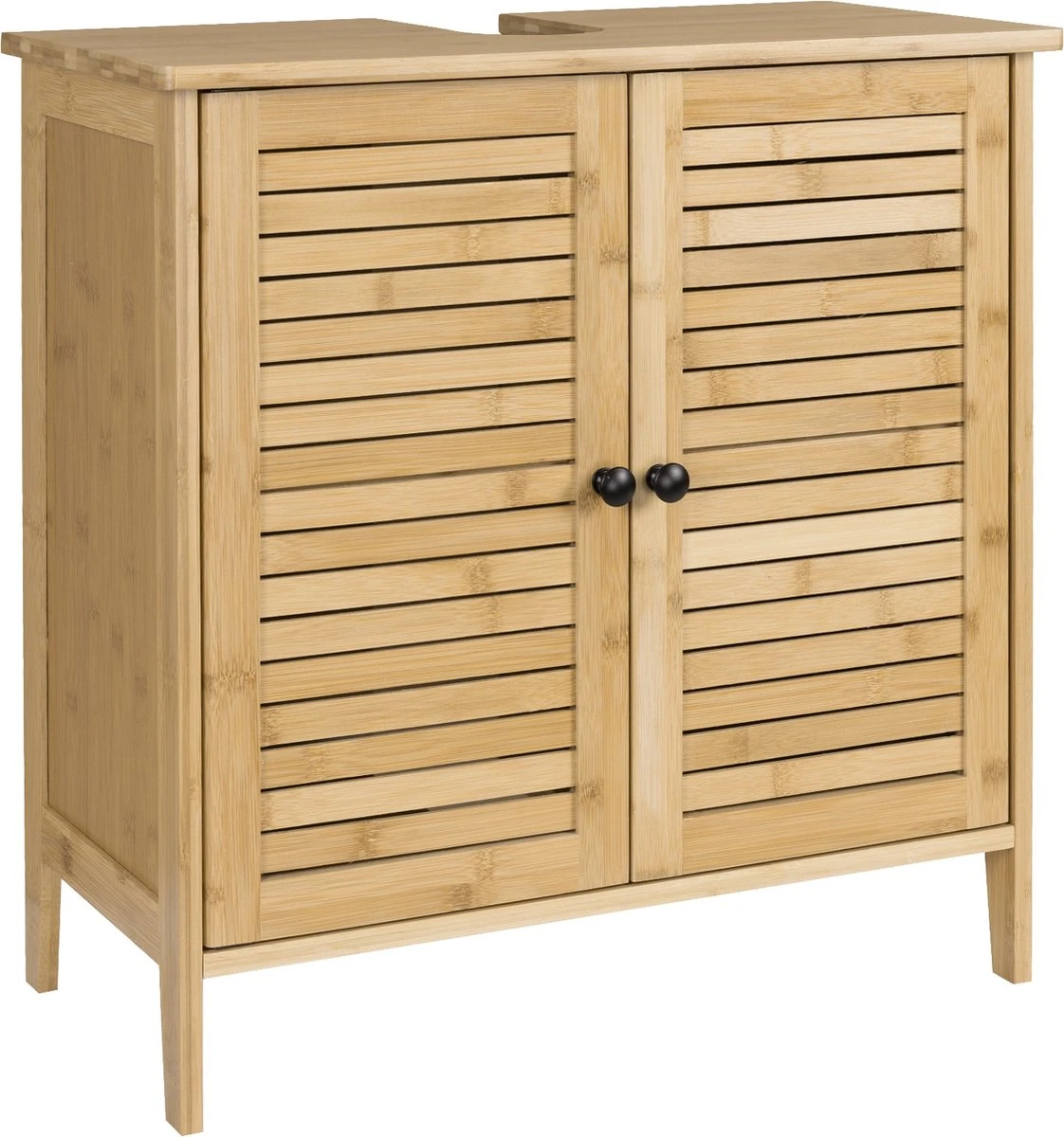 Kamyra® Badkamermeubel Bamboe - Badkamerkast, Wastafelmeubel, Onderkast Wastafel - 60x30x60 Cm - Bamboe 3 Kamyra® Badkamermeubel Bamboe - Badkamerkast, Wastafelmeubel, Onderkast Wastafel - 60x30x60 Cm - Bamboe