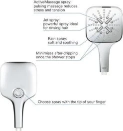 GROHE Rainshower Smartactive Cube 130 Douchekop - Ø 13cm - EcoJoy® - 3 Straalsoorten - 26582000 30 GROHE Rainshower Smartactive Cube 130 Douchekop - Ø 13cm - EcoJoy® - 3 Straalsoorten - 26582000 -Badkamer Wijs 1125x1200 4