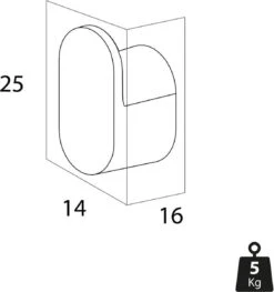 Tiger Carv - Handdoekhaak Klein (2 Stuks) - 1,6 X 1,4 X 2,5 Cm - Zwart -Badkamer Wijs 1129x1200 4