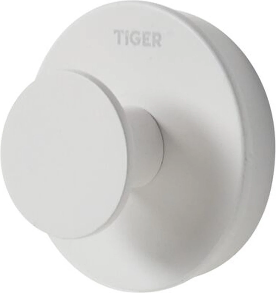 Tiger Urban - Handdoekhaak Groot (1x) - ø 5 Cm - Inclusief 2 Decorringen - Wit 3 Tiger Urban - Handdoekhaak Groot (1x) - ø 5 Cm - Inclusief 2 Decorringen - Wit