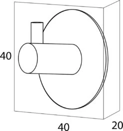 Tiger - Handdoekhaak Rhino - RVS Geborsteld -Badkamer Wijs 1131x1200 1